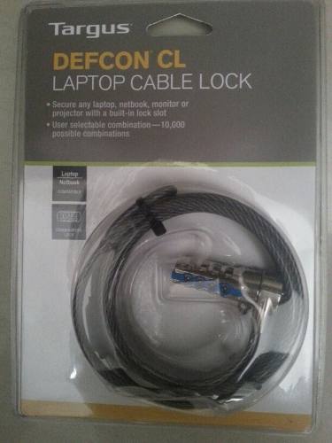 Cable Lock Laptop 1,98 M 100% Nuevo