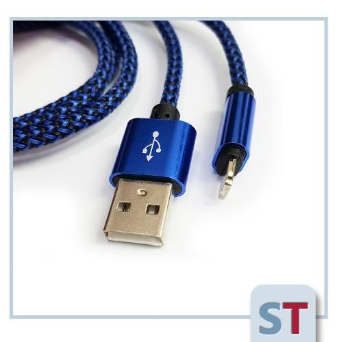 Cable Usb Para Celulares | Conector Tipo Iphone | Trenzado