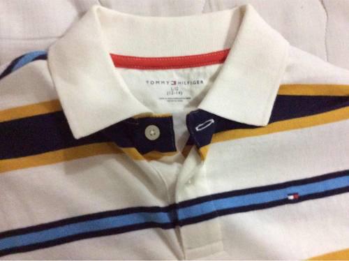 Camisa Chemise Tommy Hilfirger Original Talla L/g Niño