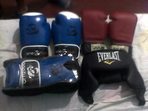 Careta Y Guantes De Boxeo