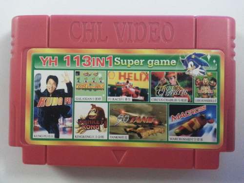 Cassette De Nintendo Asiático 113 Juegos En 1
