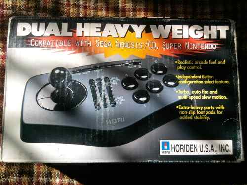 Joystick Hori Dual Heavy Weight Para Sega Genesis Y Snes