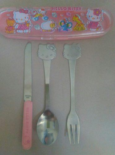 Juego Cubiertos Picni Hello Kitty