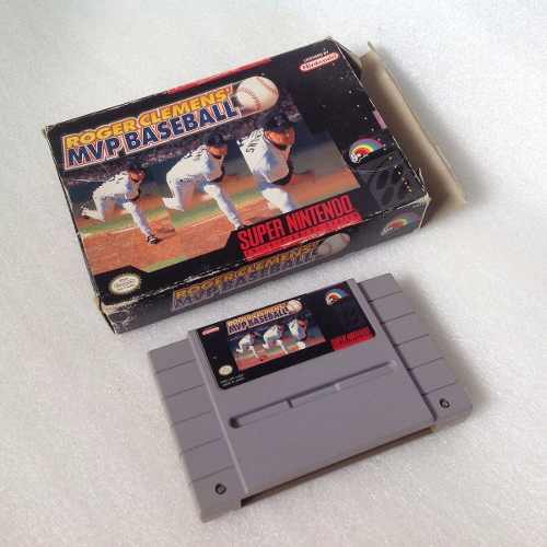 Juego Súper Nintendo - Roger Clemmens Baseball