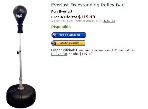 Pera De Boxeo Reflex Bag Everlast