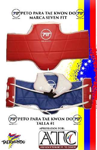 Peto Para Taekwondo Talla 1 - Sevenfit 100% Original