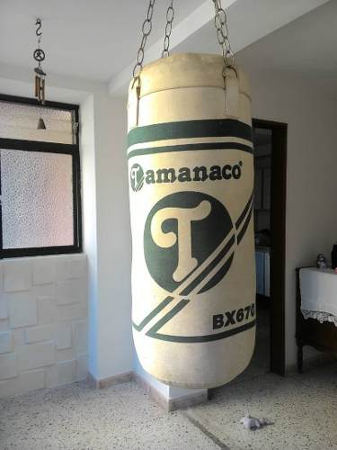 Saco Tamanaco Para Boxeo (bx670) Con Guantes Para Saco
