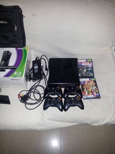 Xbox 360 Slim 4gb + 320gb