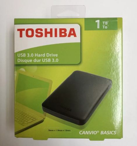 Disco Duro Portatil Toshiba 3.0 1tb 80