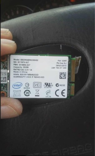 Disco Duro Solido Intel 80gb Mini Sata 1.8 Ssd