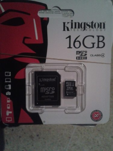 Memoria Micro Sd 16 Gb Kingston Clase 4 Original