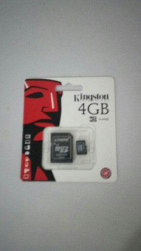 Memoria Micro Sd 4gb Kingston 100% Original