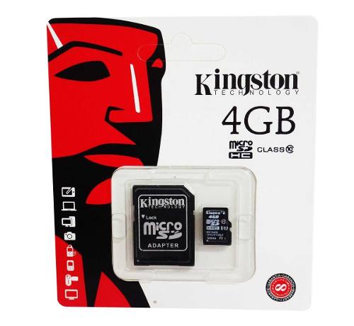 Memoria Micro Sd 4gb Kingston
