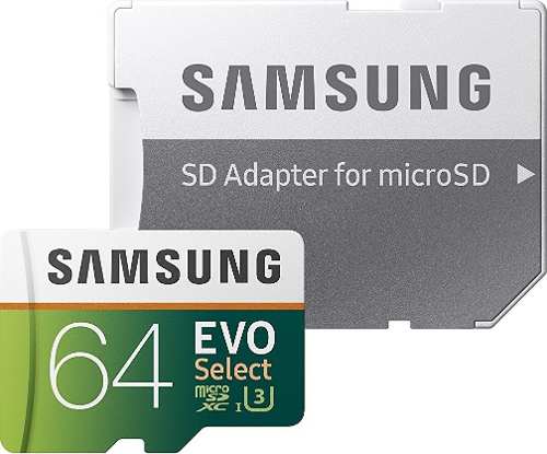 Memoria Micro Sd 64gb Samsung Clase mb/s Microsd U3