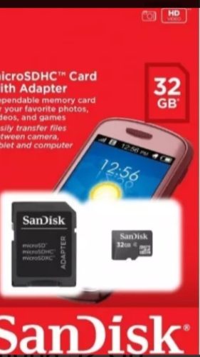 Memoria Micro Sd Sandisk 32gb Clase(4)