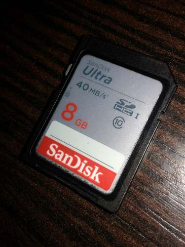Memoria Sandisk Sd 8gb Clase 10 Ultra 40mb