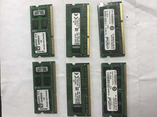 Memorias Ram Crucial 8gb Ddr3 Laptop, Macbook, Imac, Mac Min