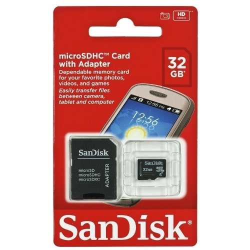 Micro Sd Sandisk 32gb Nuevas Clase 4