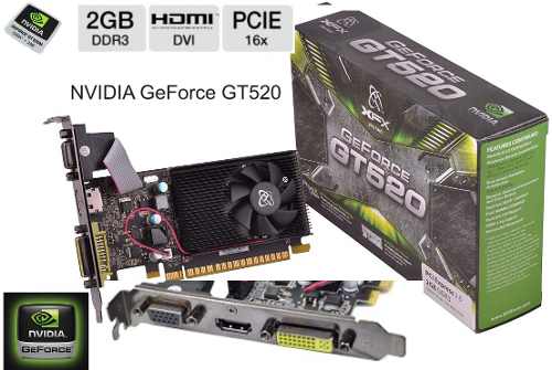 Nvidia Geforce Gt 520m Video Card - 2gb, Ddr3, 3d
