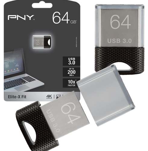Pendrive Memoria Mini Pny 64gb 200mb Directv Fit Usb 3.0