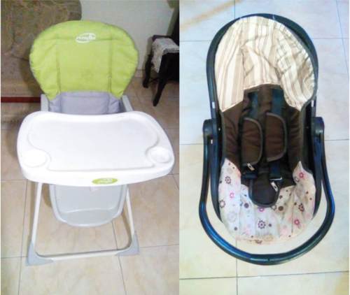 Porta Bebe Y Silla Para Bebe (combo) En Excelente Estado