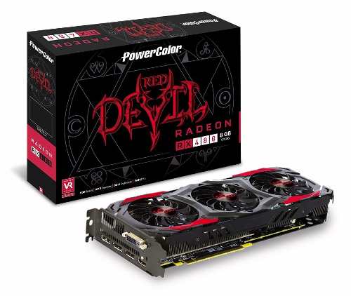 Tarjeta De Video Amd Rx480 Red Evil 8 Gigas