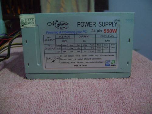 Fuente De Poder Power Supply 550w