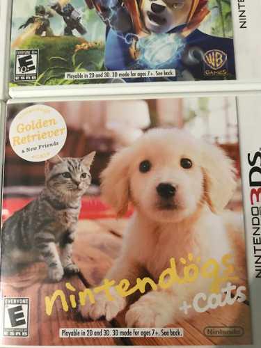 Juegos Orig Nintendo 3ds Ninten Dogs + Cats 10 Verdes