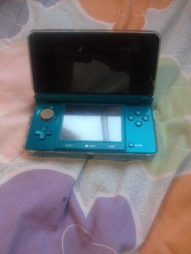 Nintendo Ds 3d Azul Con Juegos Y Estuche