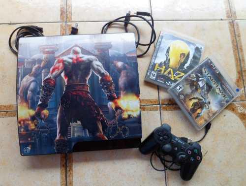 Playstation 3 Slim 149 Gb, 2 Juegos Y Un Control Negociable