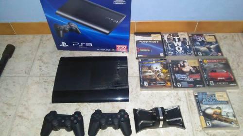 Playstation 3 Super Slim + 7 Juegos Originales