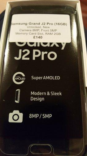 Samsung J2 Pro En Negro Rosa Dorado 16gb Nuevo Original