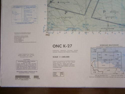 Carta Aeronautica Visual Onc L-26 L-27 K-26 K-27