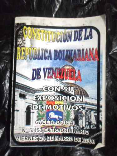 Constitucion De Larepublica Bolivariana De Venezuela