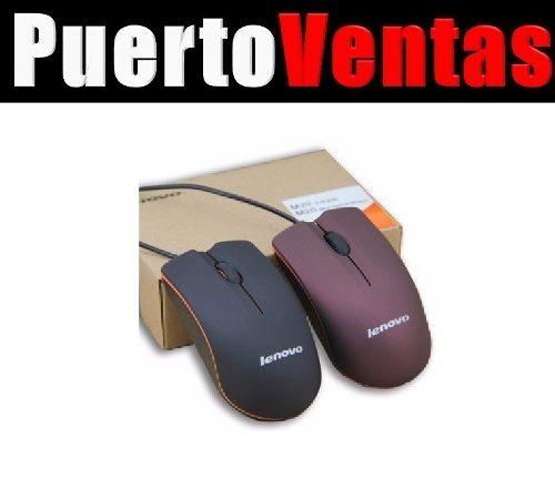 Mouse Optico Usb Lenovo Raton Con Cable Usb 2.0 Sky