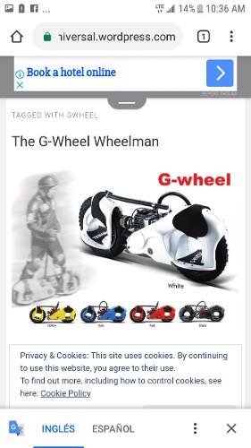 Patineta G-wheel A Gasolina