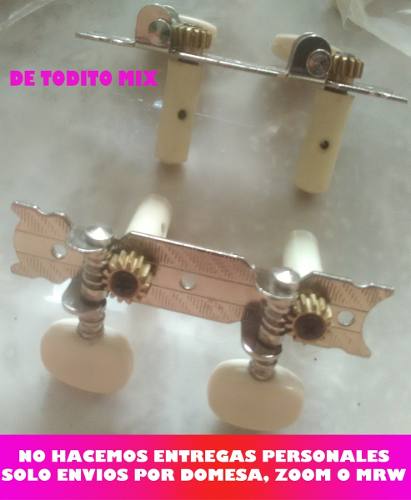 Clavijas Cuatro Clavijero Set Completo Con Tornillos