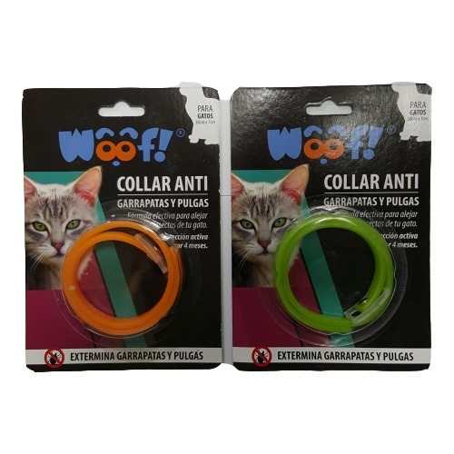 Collares Antipulgas Para Gatos Woof