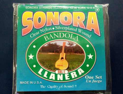 Cuerdas Para Bandola Llanera(Sonora) Usa