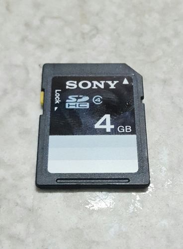 Memoria Para Camara Sony Sd Hc 4g