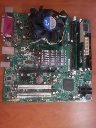 Tarjeta Madre Socket 775 Intel +procesador Dual+ 1 Ram Ddr2