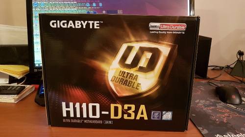 Vendo Tarjeta Madre Gigabyte H110-d3a Lga  Ddr4