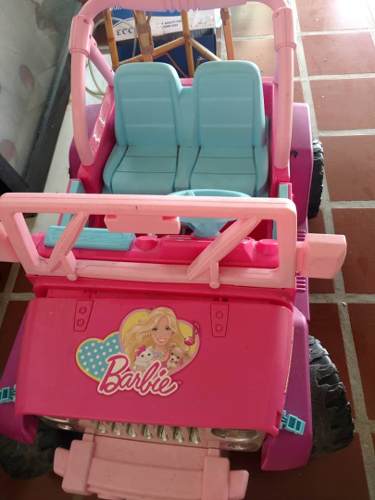 Carro Barbie Jeep De Batería