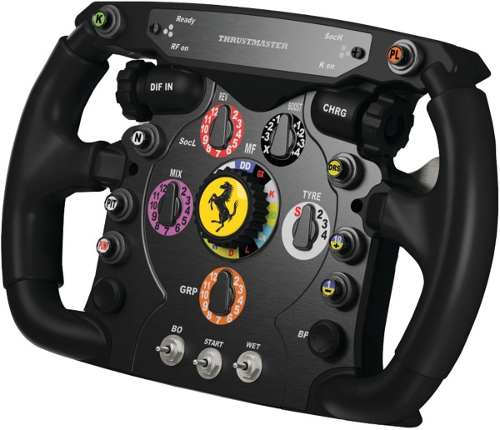 Juego De Volante, Pedales Y Palanca, Y Thrustmaster