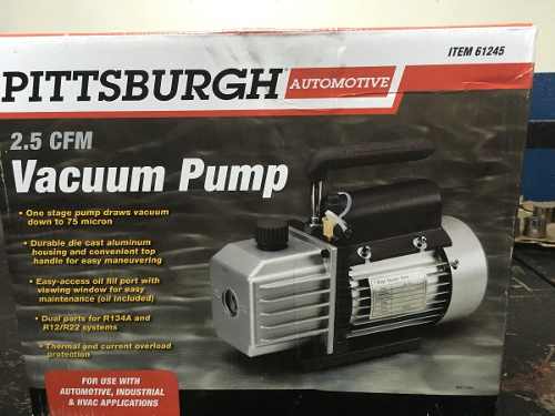 Bomba De Vacio Pittsburgh De 2.5 Cfm