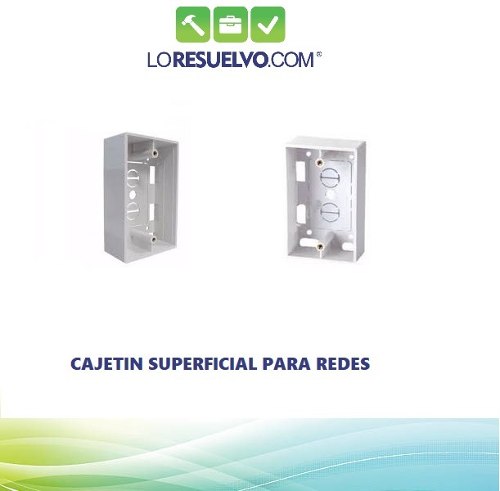 Cajetin Superficial 4x2 Para Red