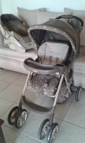 Coche Y Porta Bebe Graco Usado