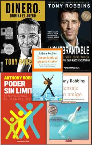 Dinero Domina El Juego, Tony Robbins Pack De 5 Libros