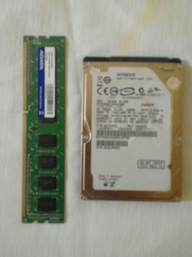 Disco Duro 2.5 De 160gb Y Memoria Ram Ddr