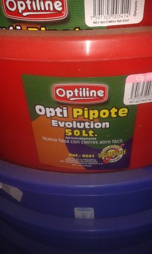 Pipotes 50 Lts Optiline Nuevos